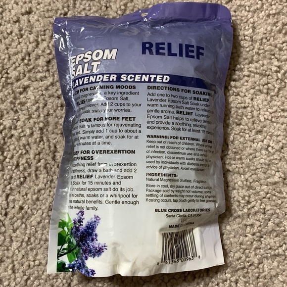 Epson salt - Lavender scented - never opened/new - Picture 2 of 2